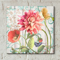 Dahlia Refresh by Art Licensing Studio - 12x12 acrylic wall art in a room
