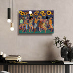 Dancing Under The Stars by Art Licensing Studio - 24x16 acrylic wall art in a room