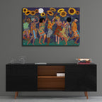 Dancing Under The Stars by Art Licensing Studio - 36x24 acrylic wall art in a room