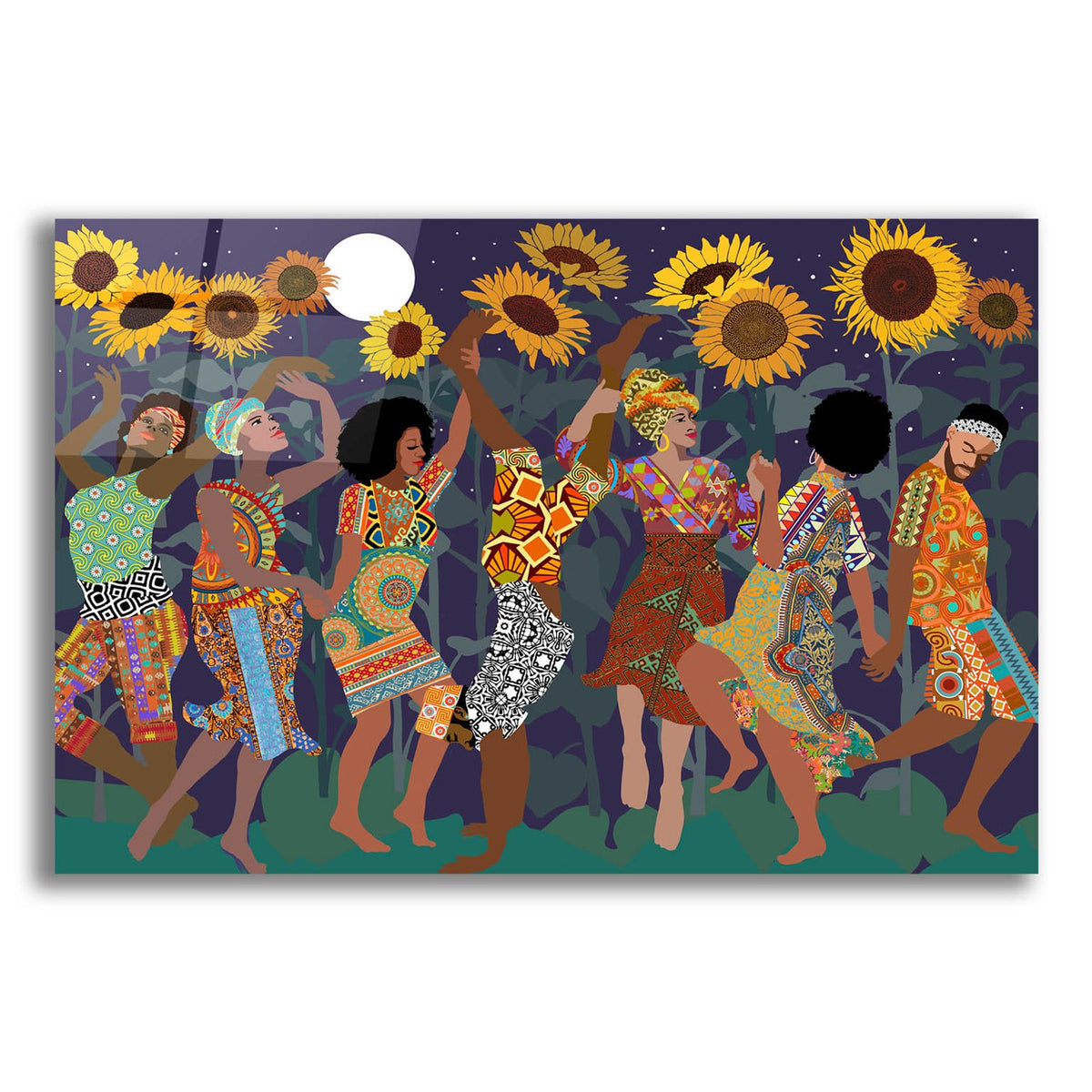 Dancing Under The Stars by Art Licensing Studio acrylic glass wall art