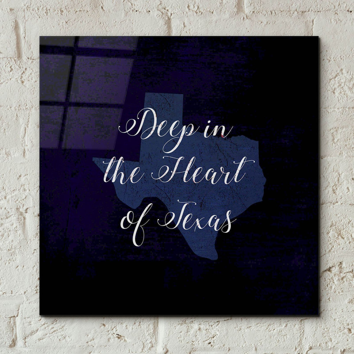 Deep In Texas by Art Licensing Studio - 12x12 acrylic wall art in a room