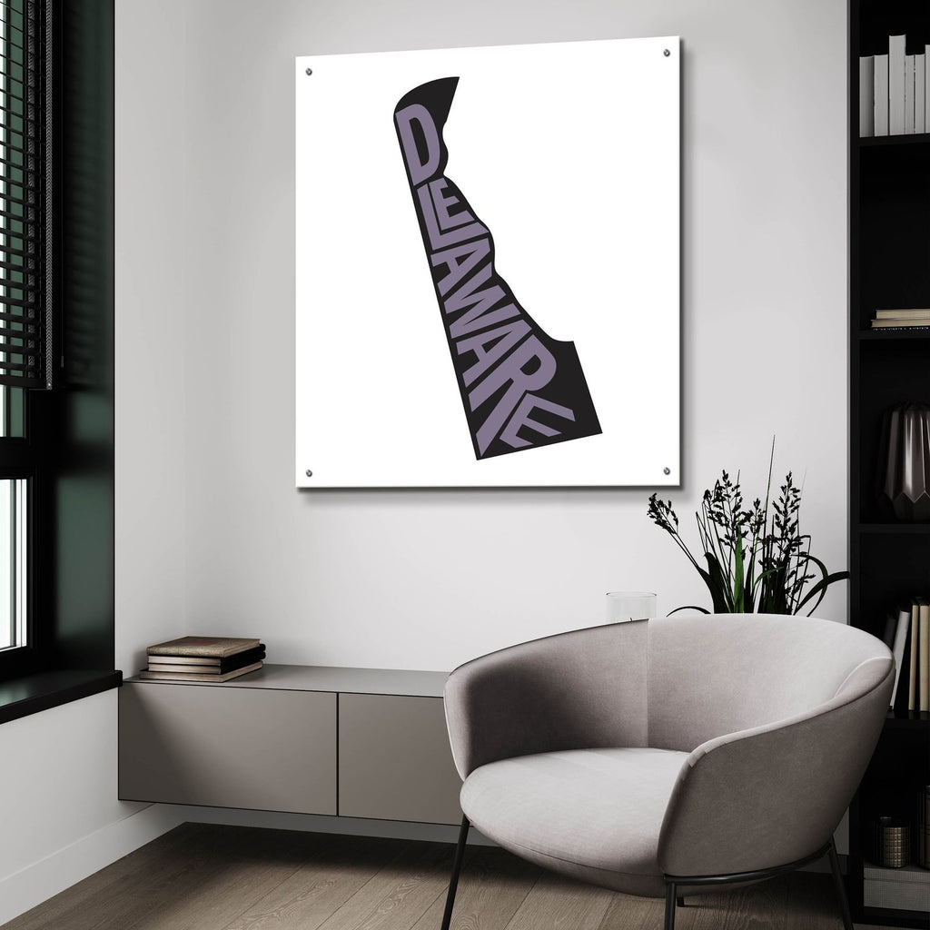 Delaware 2 by Art Licensing Studio - 36x36 acrylic wall art in a room