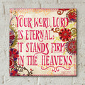 Delecor Psalm 1 by Art Licensing Studio - 12x12 acrylic wall art in a room