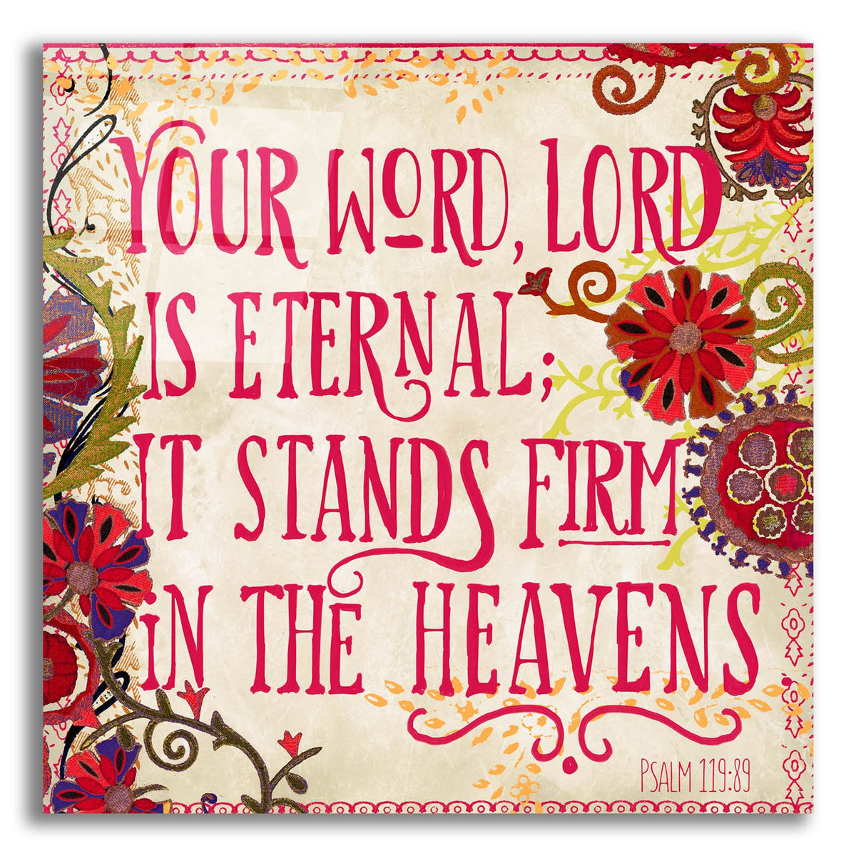Delecor Psalm 1 by Art Licensing Studio acrylic glass wall art