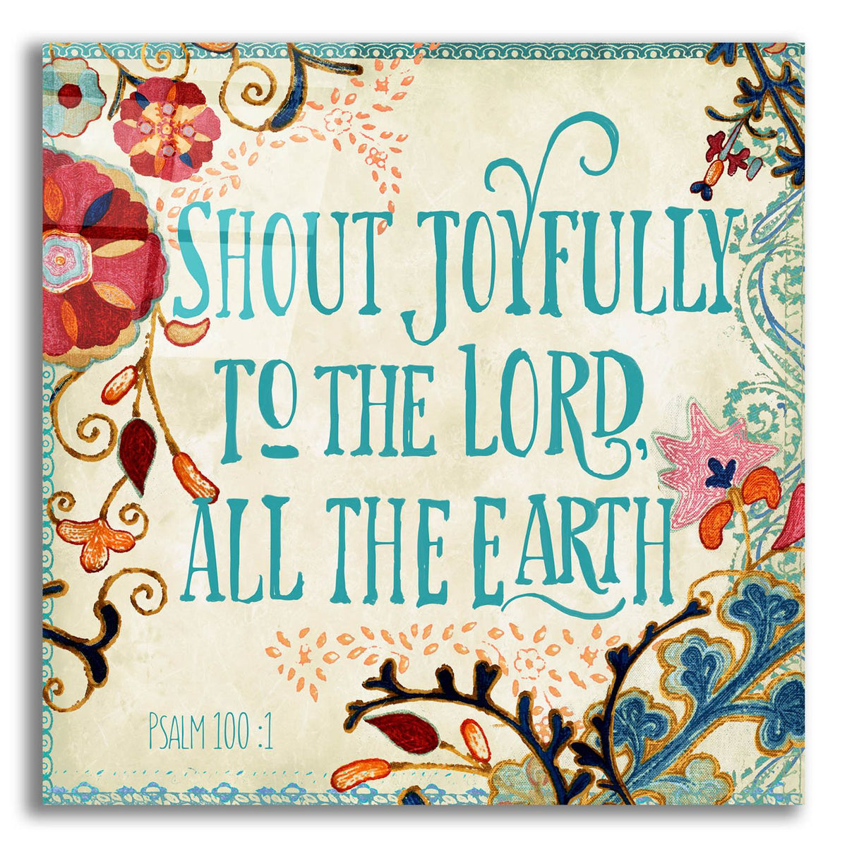 Delecor Psalm 2 by Art Licensing Studio acrylic glass wall art