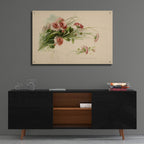 Double Daisies Color by Art Licensing Studio - 36x24 acrylic wall art in a room