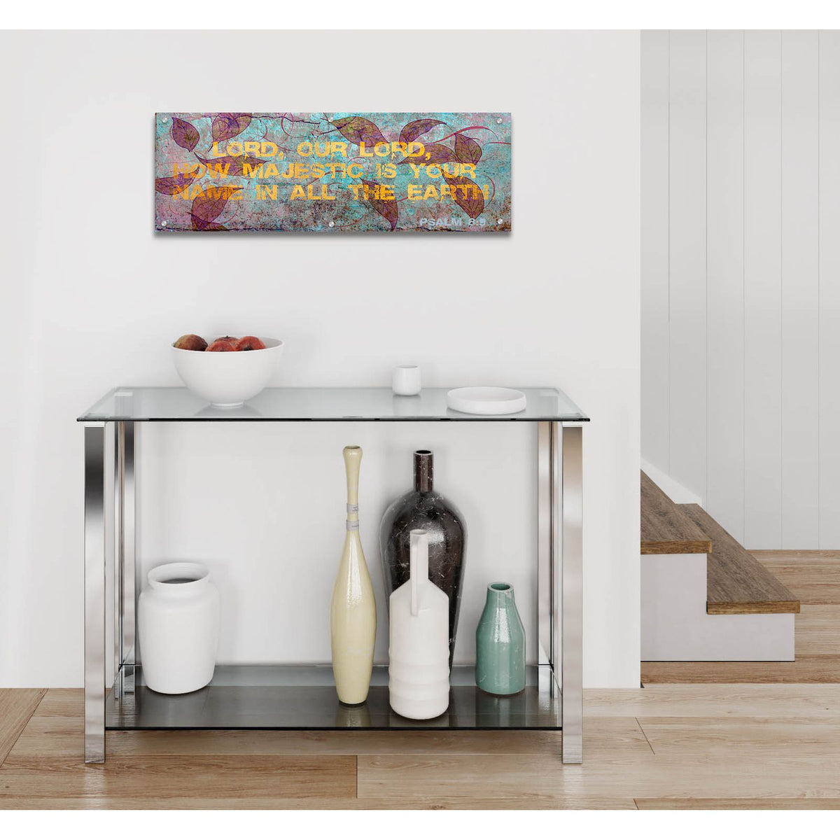 Earth Psalm 2 by Art Licensing Studio - 36x12 acrylic wall art in a room