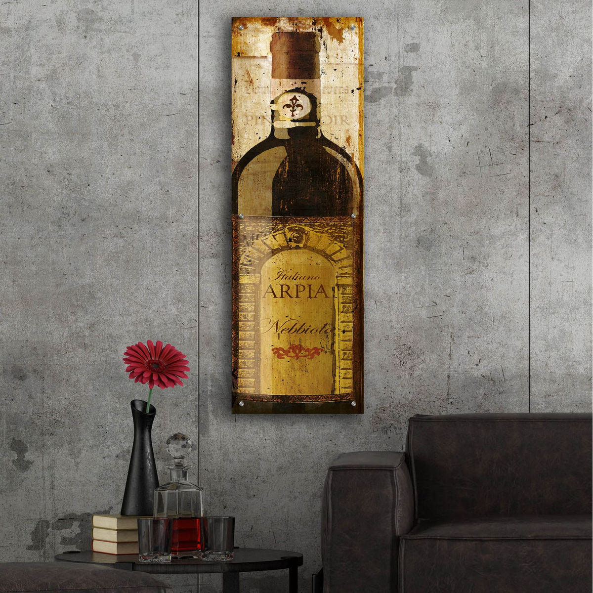 European Sample I-a by Art Licensing Studio - 16x48 acrylic wall art in a room