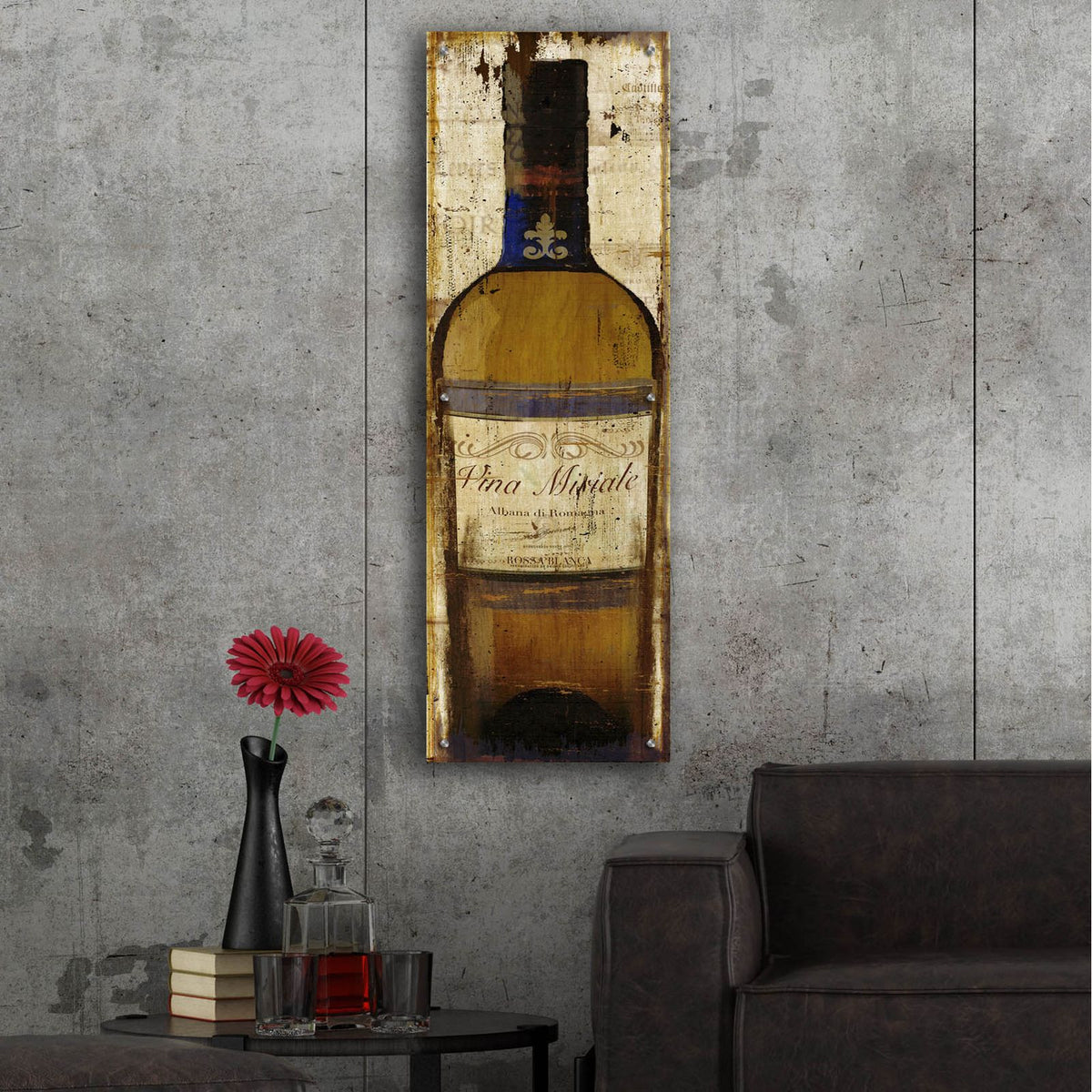 European Sample Ii-b by Art Licensing Studio - 16x48 acrylic wall art in a room