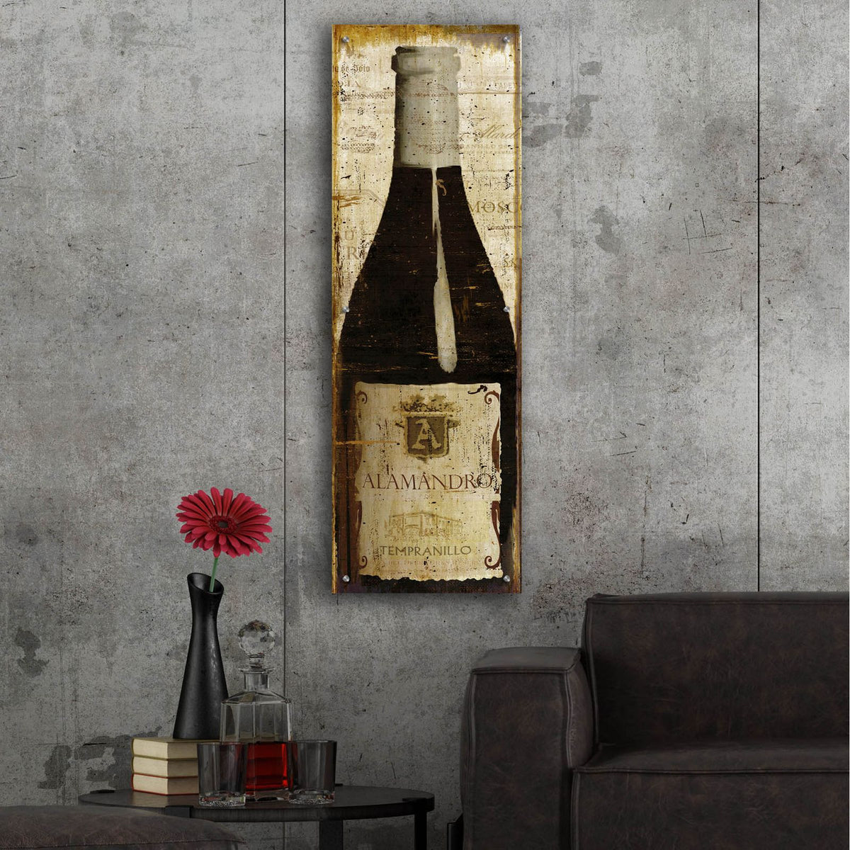 European Sample Ii-c by Art Licensing Studio - 16x48 acrylic wall art in a room