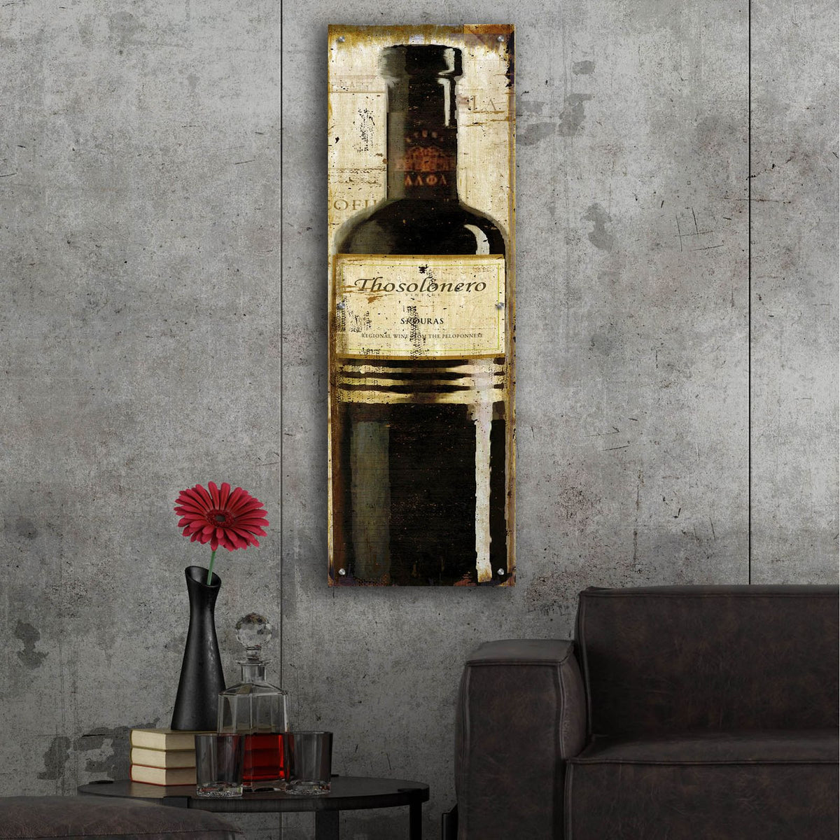 European Sample Ii-d by Art Licensing Studio - 16x48 acrylic wall art in a room