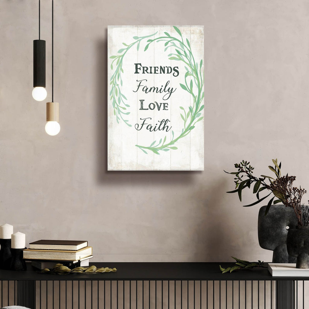 Family Love 3 by Art Licensing Studio - 16x24 acrylic wall art in a room