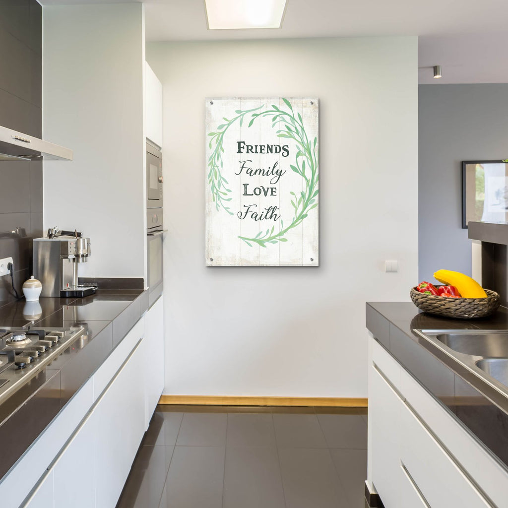 Family Love 3 by Art Licensing Studio - 24x36 acrylic wall art in a room