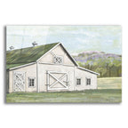 Field Barn In Spring by Art Licensing Studio acrylic glass wall art
