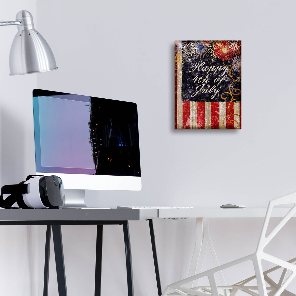 Fourth Of July Glory by Art Licensing Studio - 12x16 acrylic wall art in a room