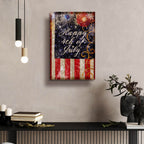 Fourth Of July Glory by Art Licensing Studio - 16x24 acrylic wall art in a room