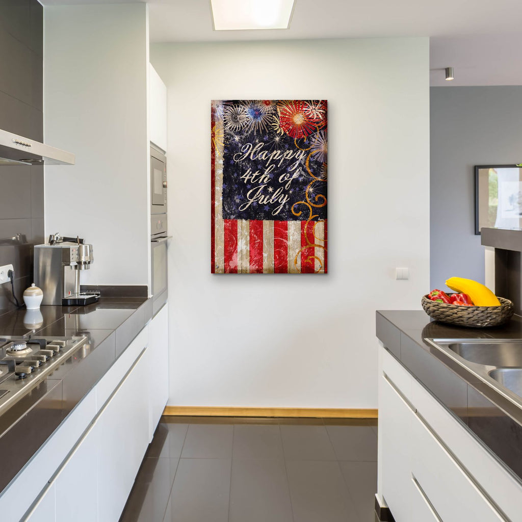 Fourth Of July Glory by Art Licensing Studio - 24x36 acrylic wall art in a room