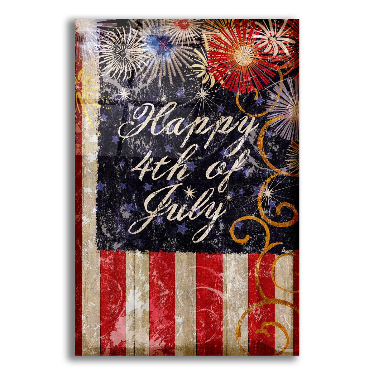 Fourth Of July Glory by Art Licensing Studio acrylic glass wall art
