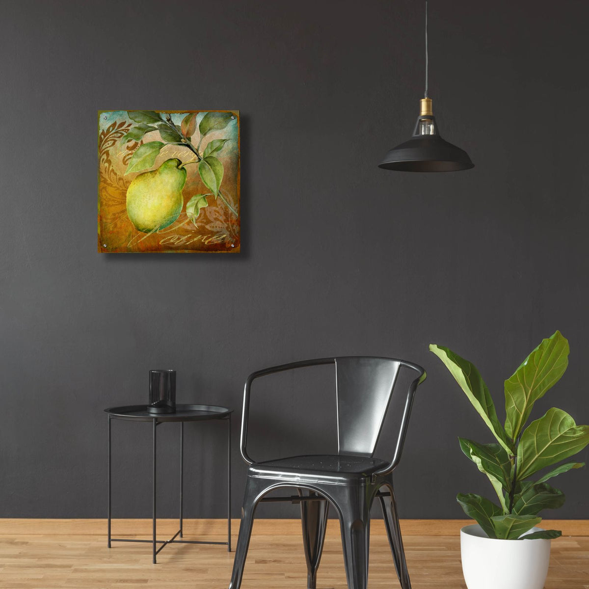 From The Grove Pear by Art Licensing Studio - 24x24 acrylic wall art in a room