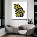 Georgia 2 by Art Licensing Studio - 36x36 acrylic wall art in a room