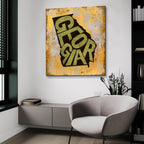 Georgia by Art Licensing Studio - 36x36 acrylic wall art in a room