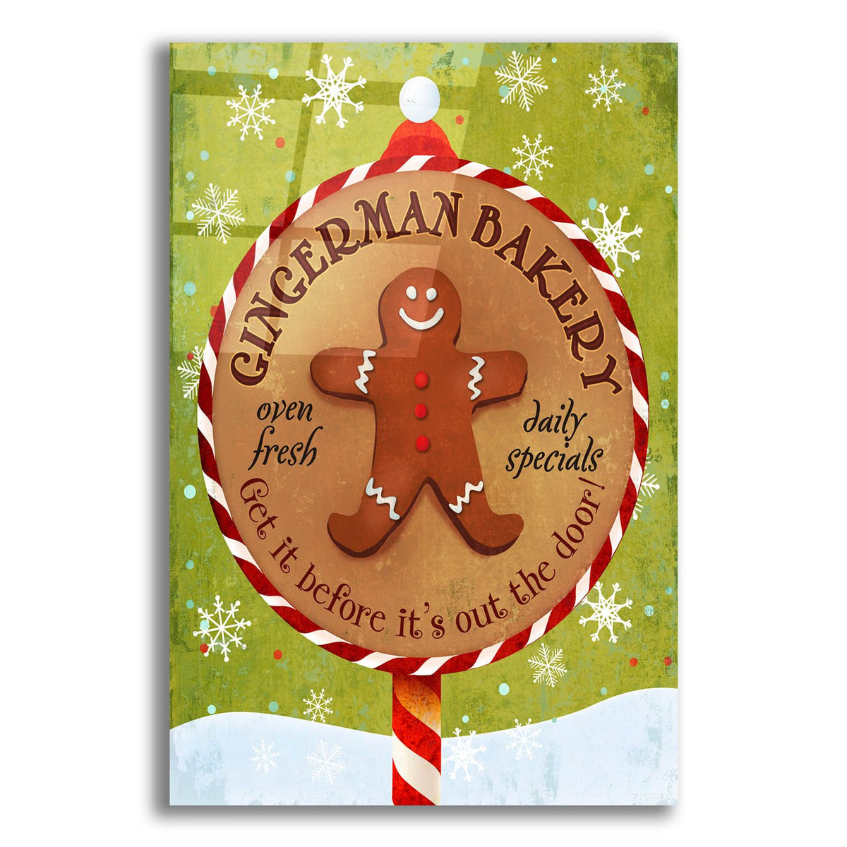 Gingerman Bakery by Art Licensing Studio acrylic glass wall art