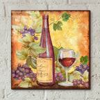 Grapevine & Wine Red by Art Licensing Studio - 12x12 acrylic wall art in a room
