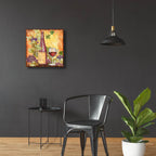 Grapevine & Wine Red by Art Licensing Studio - 24x24 acrylic wall art in a room