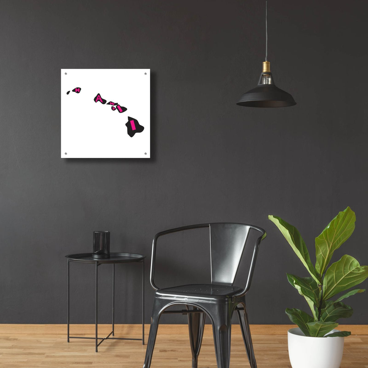 Hawaii 2 by Art Licensing Studio - 24x24 acrylic wall art in a room