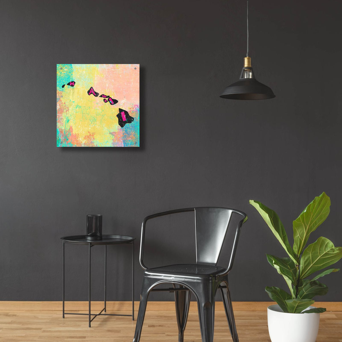 Hawaii by Art Licensing Studio - 24x24 acrylic wall art in a room
