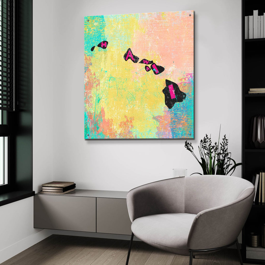 Hawaii by Art Licensing Studio - 36x36 acrylic wall art in a room