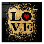 Heart Of Gold 1v by Art Licensing Studio acrylic glass wall art