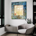 Heart Psalm 1 by Art Licensing Studio - 36x36 acrylic wall art in a room