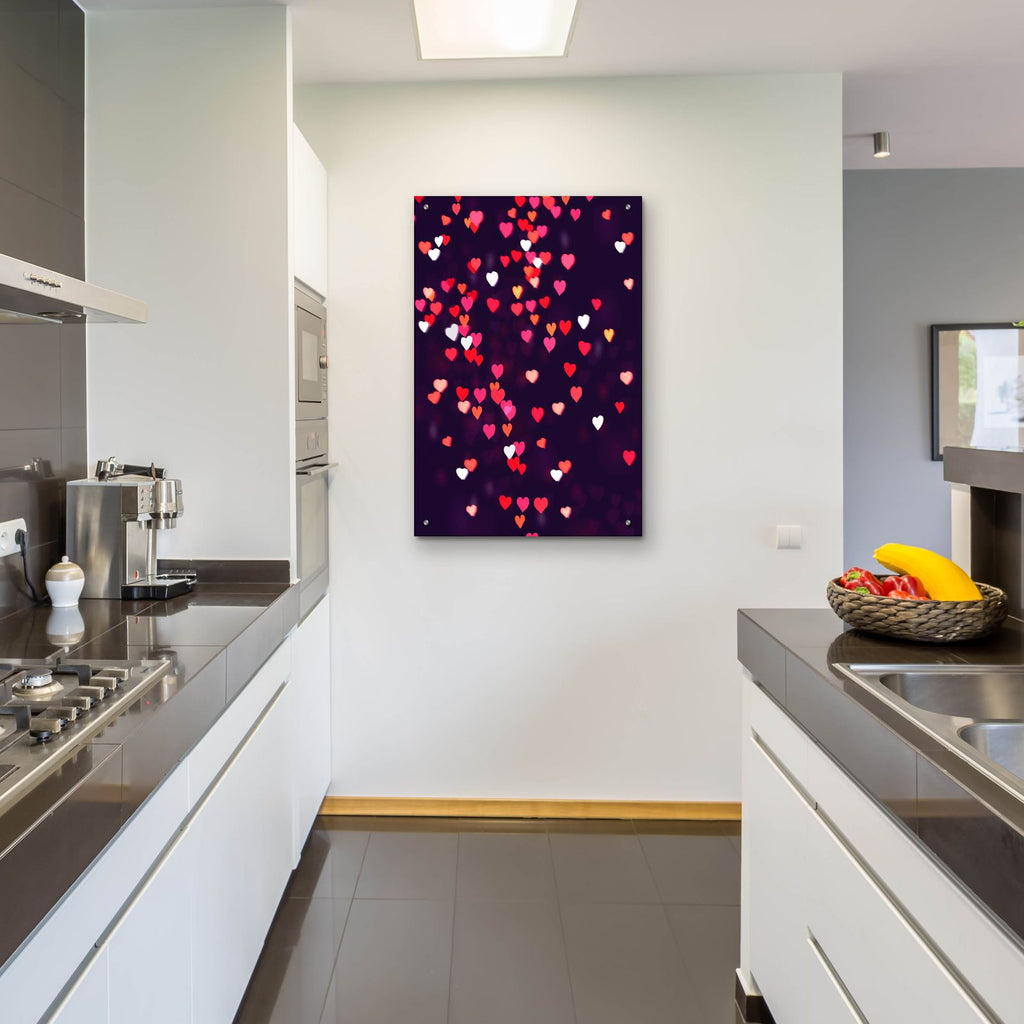 Heartfall by Art Licensing Studio - 24x36 acrylic wall art in a room