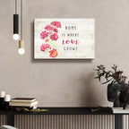 Home Love by Art Licensing Studio - 24x16 acrylic wall art in a room