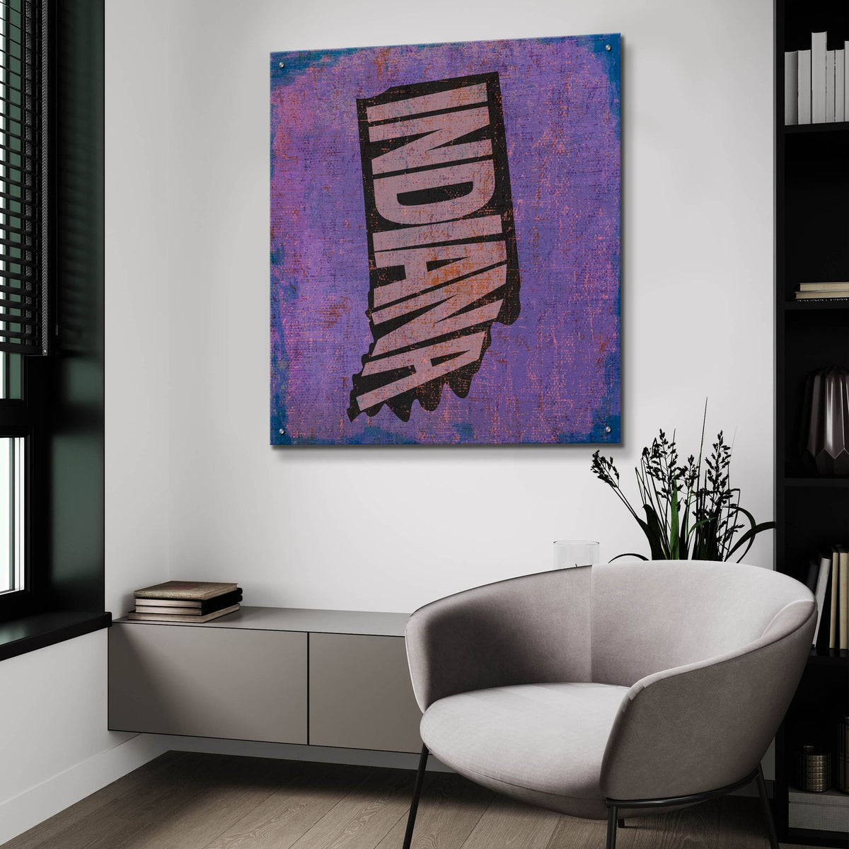 Indiana by Art Licensing Studio - 36x36 acrylic wall art in a room