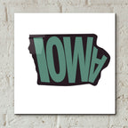Iowa 2 by Art Licensing Studio - 12x12 acrylic wall art in a room