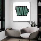 Iowa 2 by Art Licensing Studio - 36x36 acrylic wall art in a room