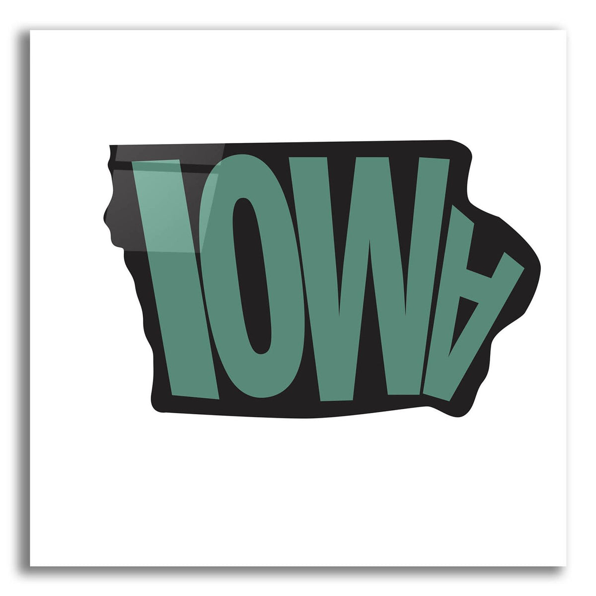 Iowa 2 by Art Licensing Studio acrylic glass wall art