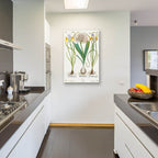 Iris And Allium by Art Licensing Studio - 24x36 acrylic wall art in a room