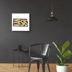 Kansas 2 by Art Licensing Studio - 24x24 acrylic wall art in a room