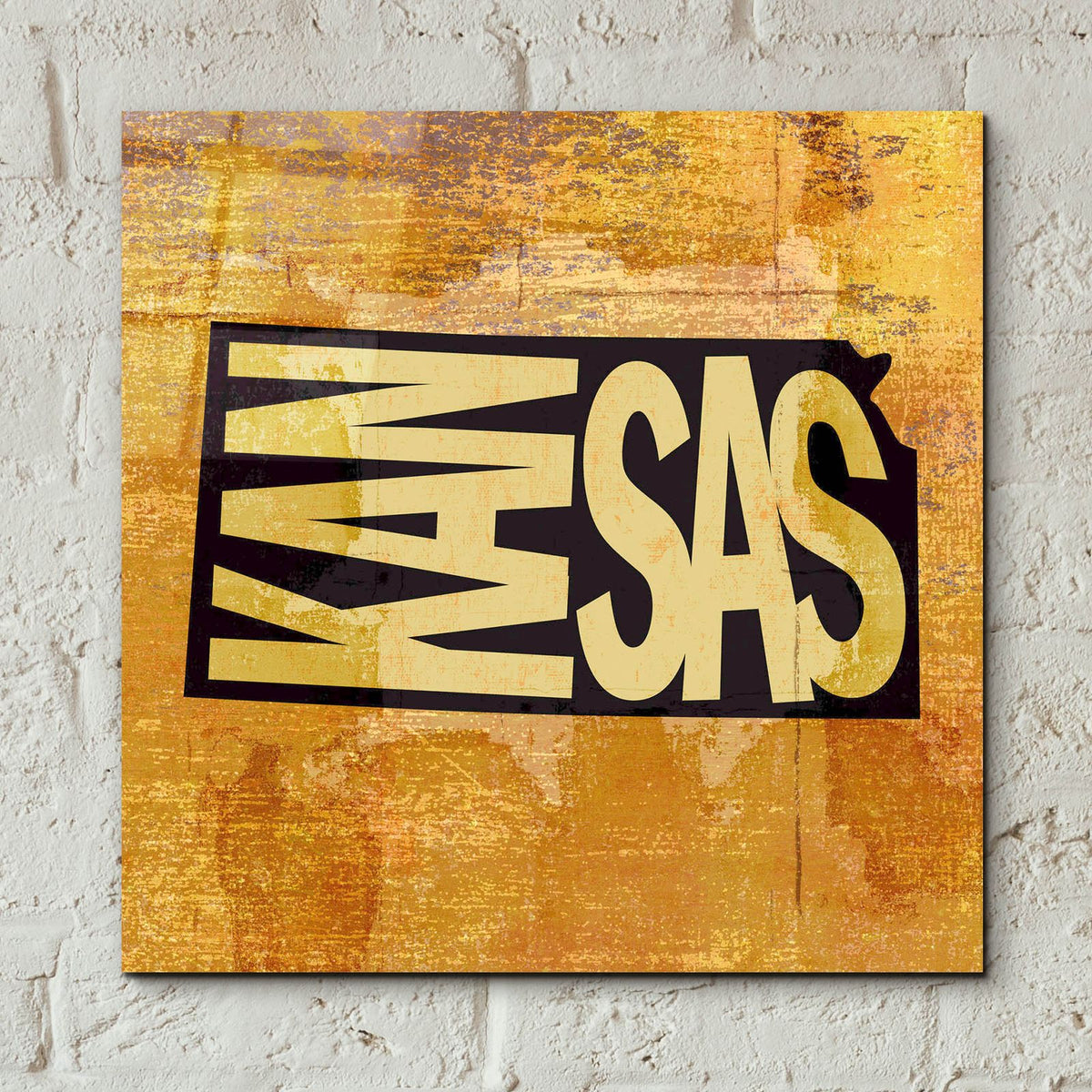 Kansas by Art Licensing Studio - 12x12 acrylic wall art in a room