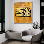 Kansas by Art Licensing Studio - 36x36 acrylic wall art in a room
