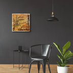 Latitude And Longitude Travel To Florence by Art Licensing Studio - 24x24 acrylic wall art in a room