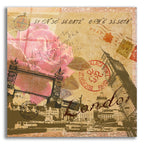 Latitude And Longitude Travel To London by Art Licensing Studio acrylic glass wall art