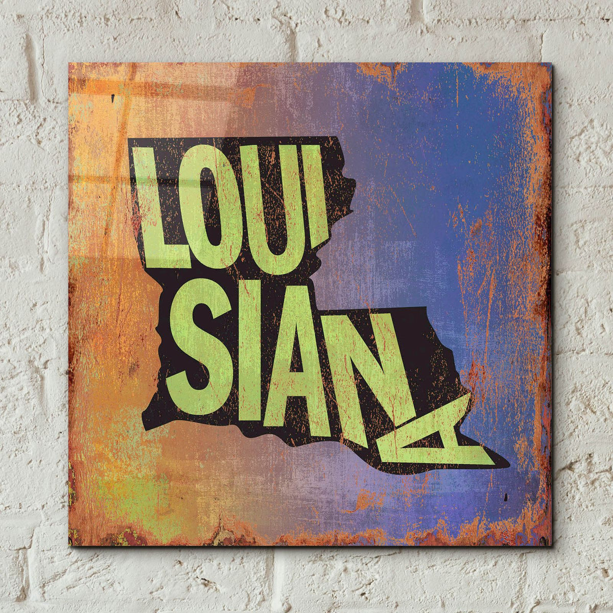 Louisiana by Art Licensing Studio - 12x12 acrylic wall art in a room