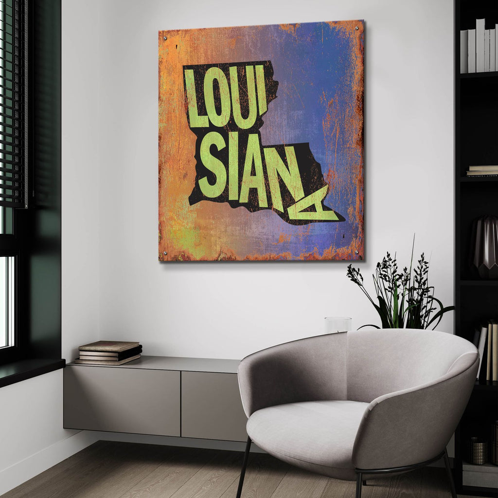 Louisiana by Art Licensing Studio - 36x36 acrylic wall art in a room