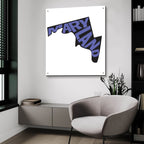 Maryland 2 by Art Licensing Studio - 36x36 acrylic wall art in a room