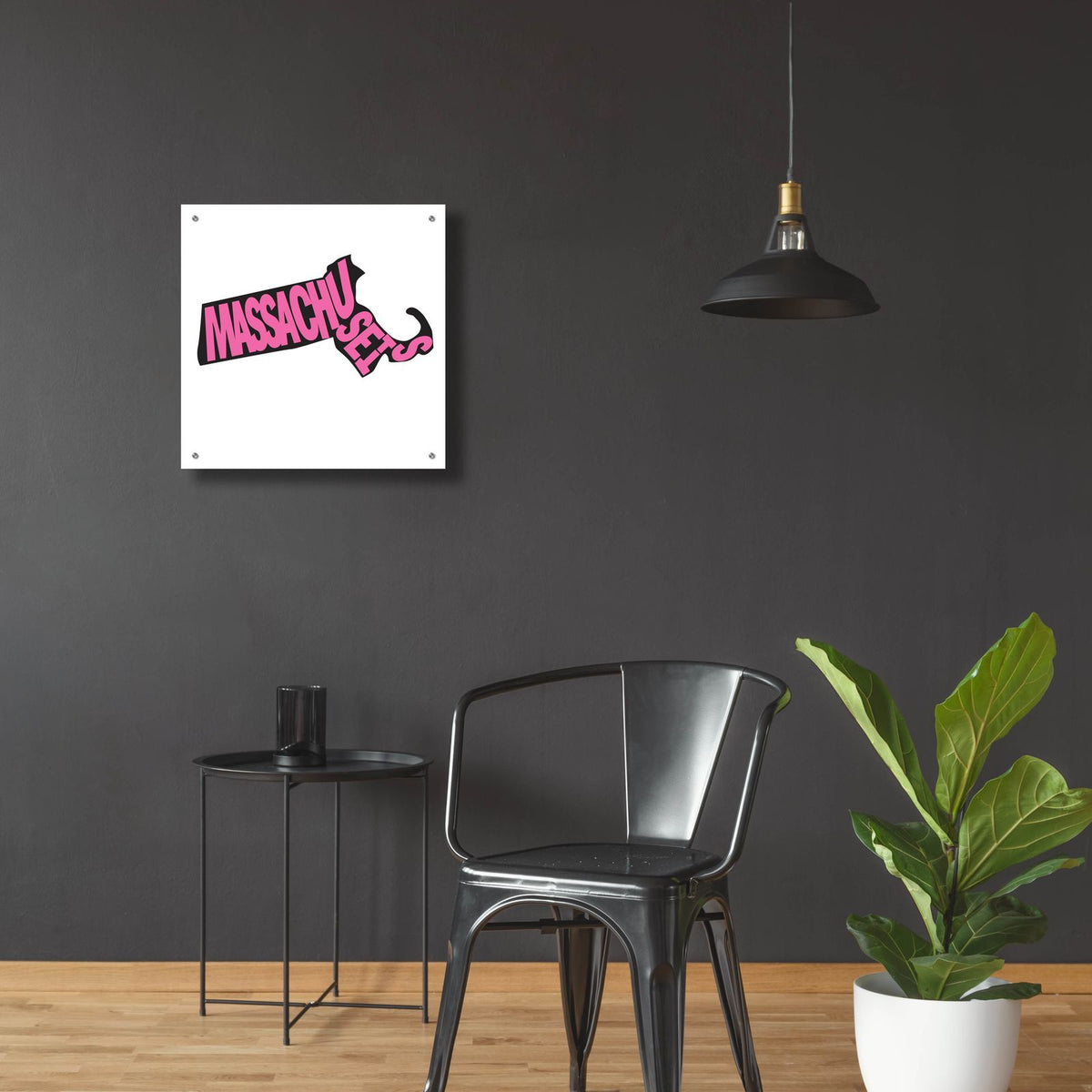 Massachusetts 2 by Art Licensing Studio - 24x24 acrylic wall art in a room