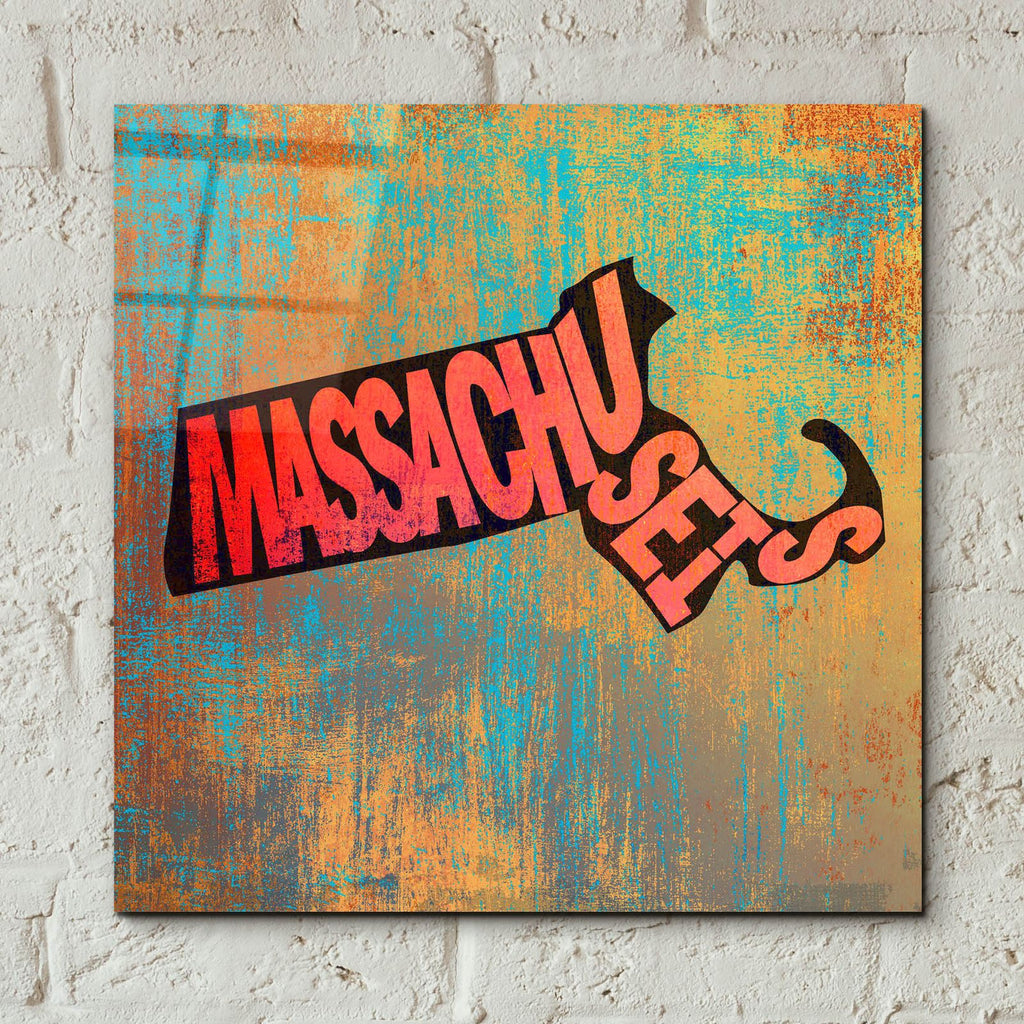 Massachusetts by Art Licensing Studio - 12x12 acrylic wall art in a room